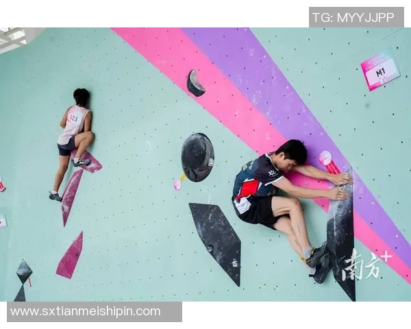 武汉攀岩队在极限运动会中以73分稳居积分榜首位